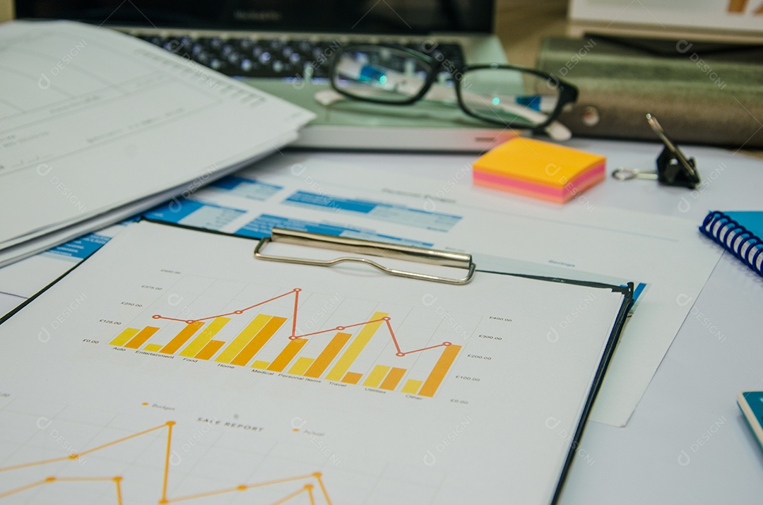 Documento comercial financeiro.