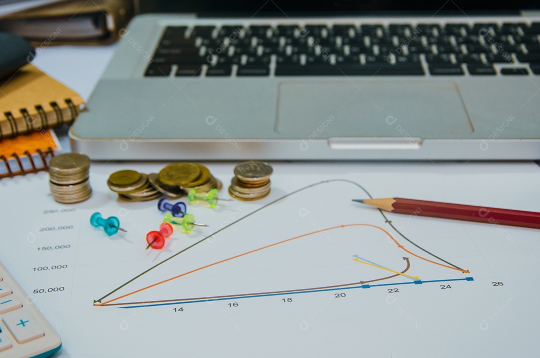 Contabilidade de finanças empresariais.