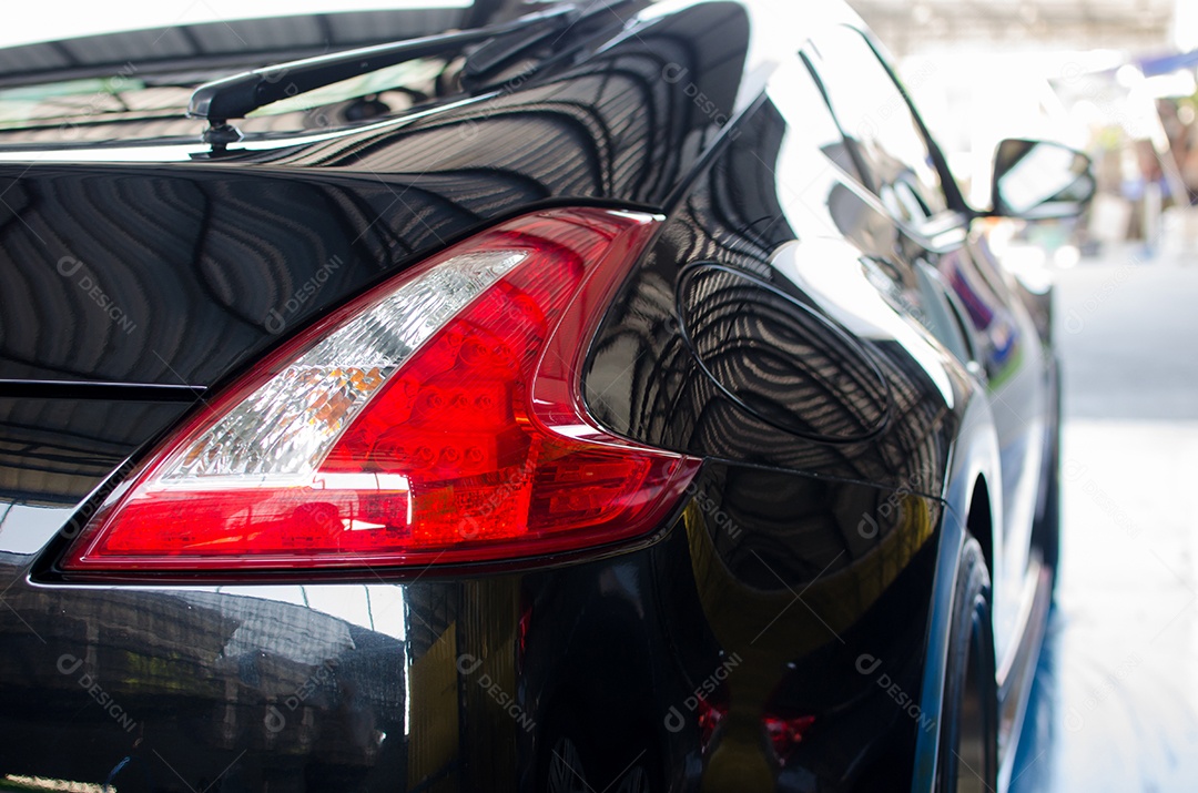 Luz traseira do carro