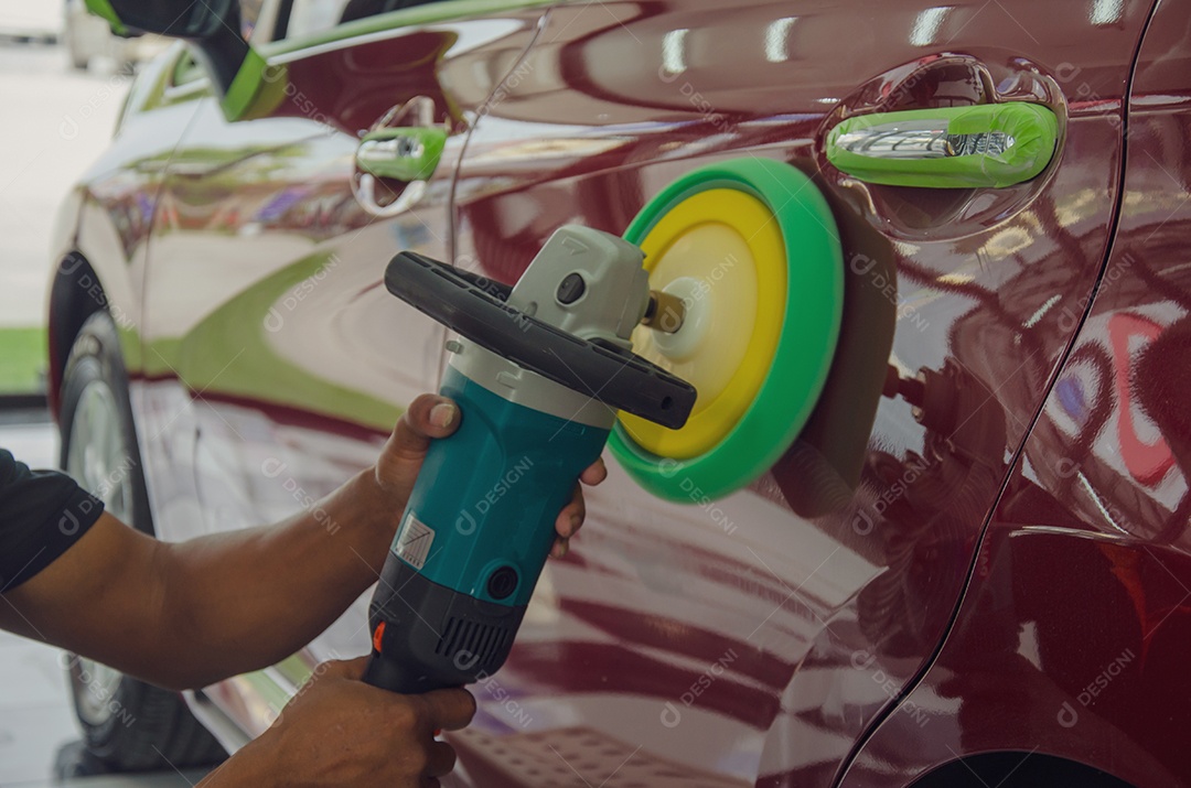 Detalhes Carros de polimento à máquina Faça carros novos. Tom vintage