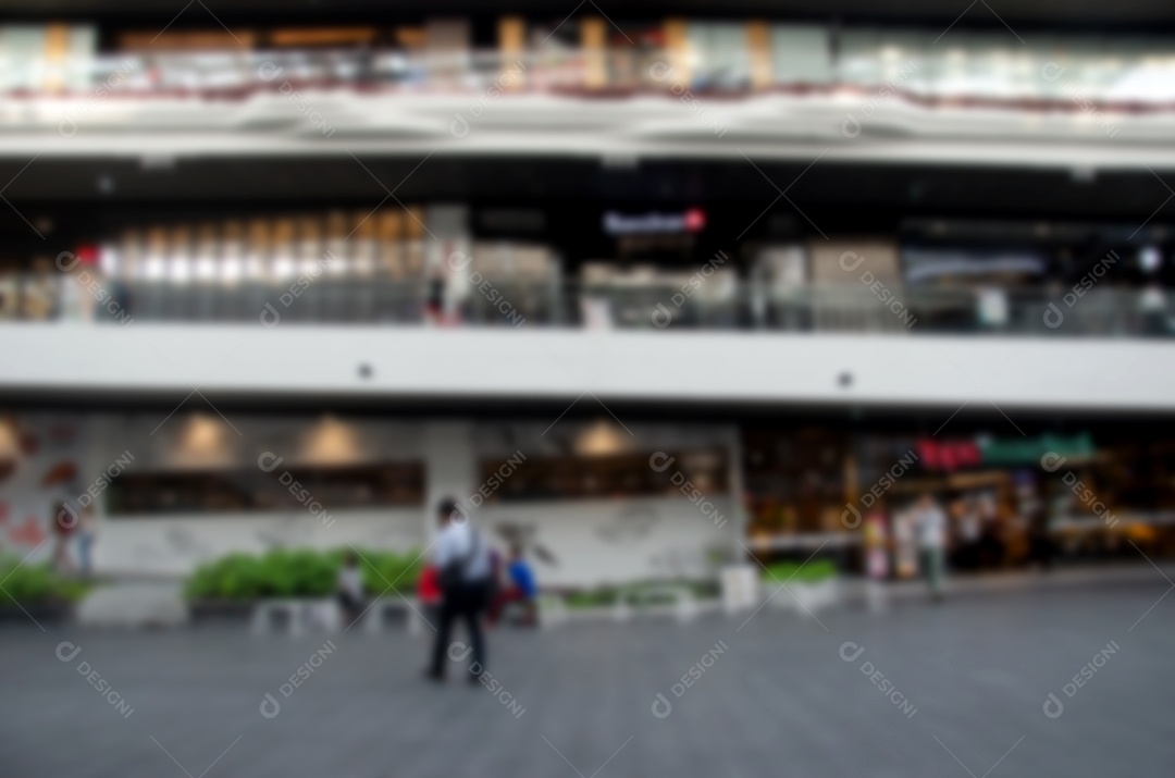 Fundo desfocado da loja de departamentos. Usado para imagens de produtos.