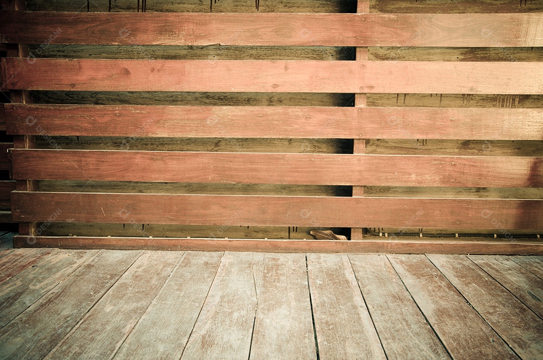 Vintage feito de fundo de madeira.