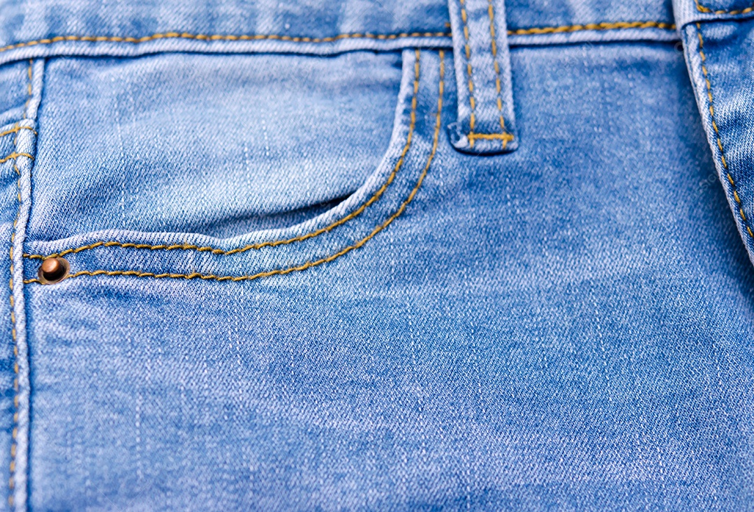 Close-up de bolso de jeans de moda.