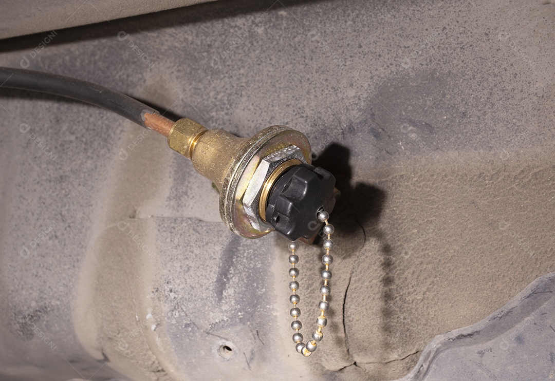 Tubo de recarga de gás do tanque de gás GLP com tampa