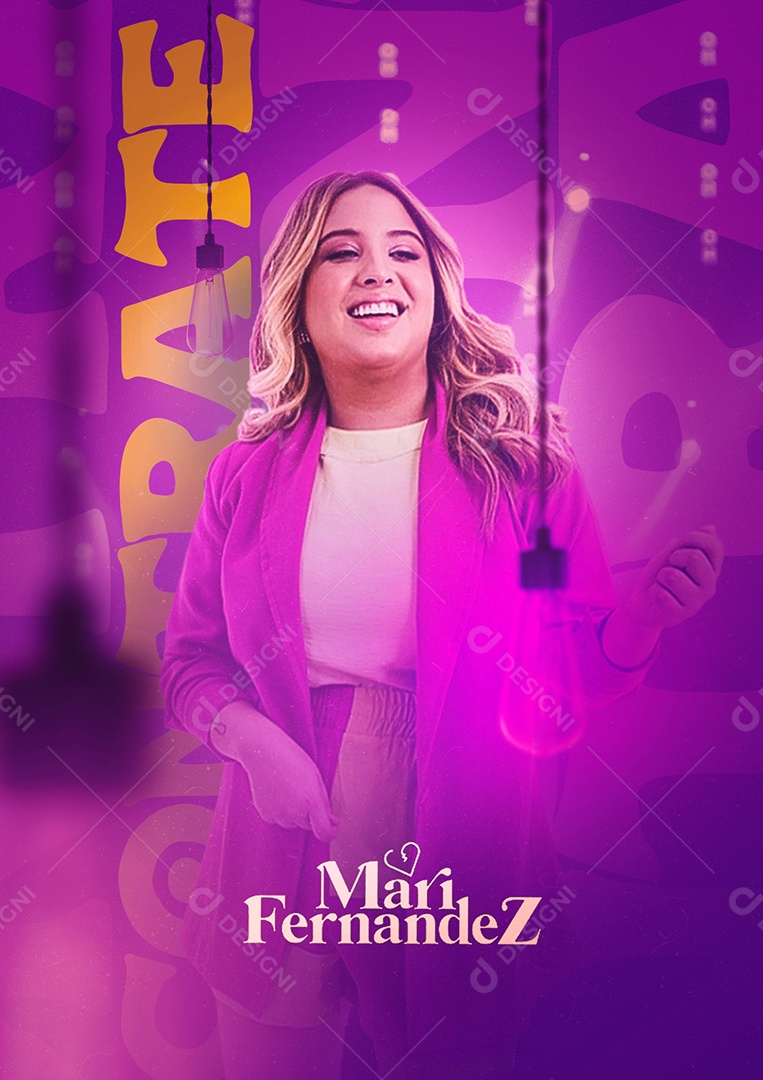 Contrate Mari Fernandez Flyer Social Media PSD Editável