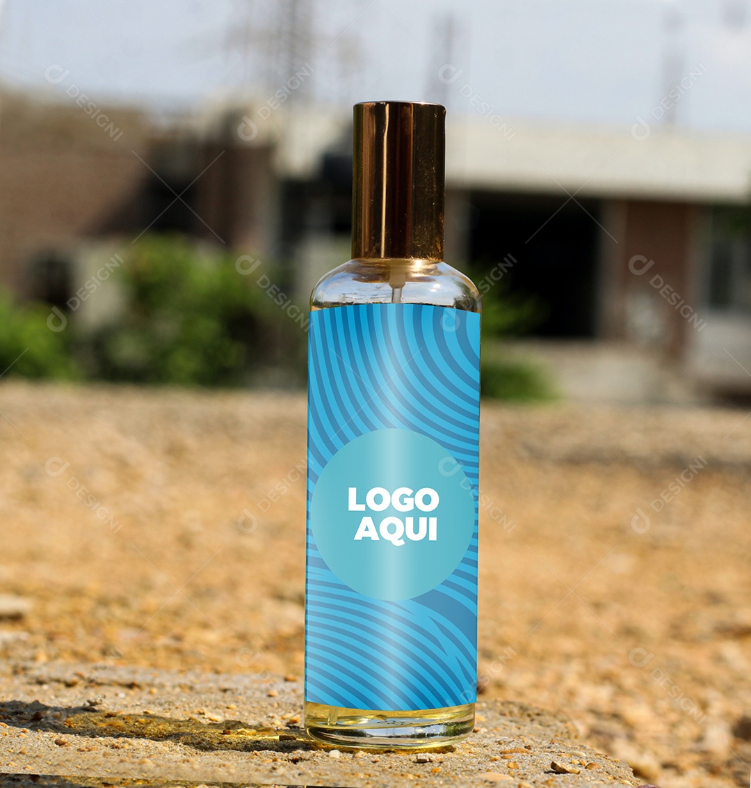 Mockup Frasco de Perfume PSD