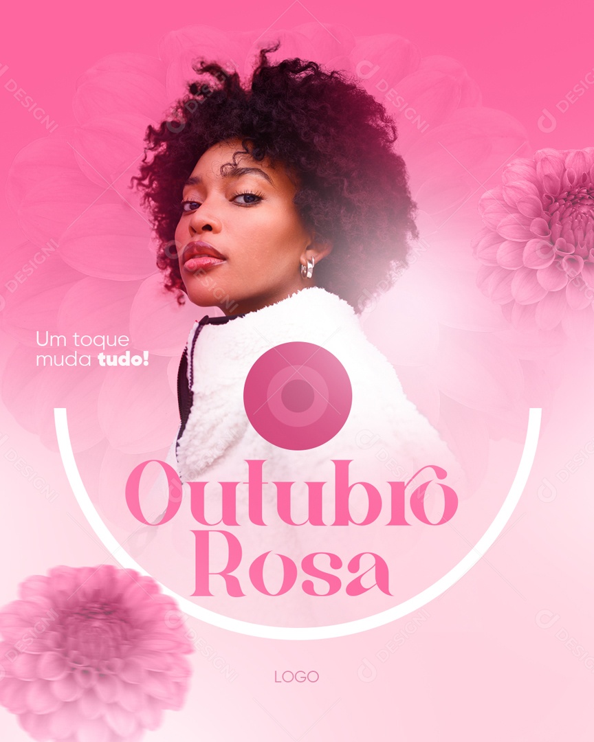 Outubro Rosa Data Comemorativa Mês Prevenção Ao Câncer De Mama Social Media PSD Editável