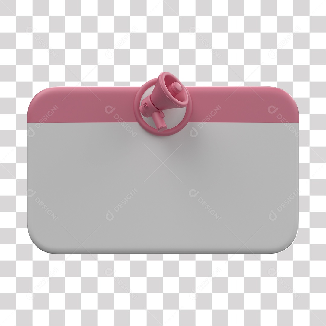 Caixa de Perguntas para Outubro Rosa Elemento 3D PNG Transparente