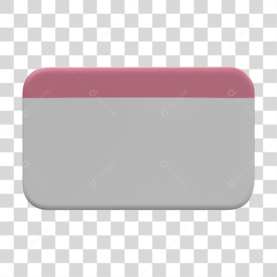 Caixa de Perguntas para Outubro Rosa Elemento 3D para Composição PNG Transparente