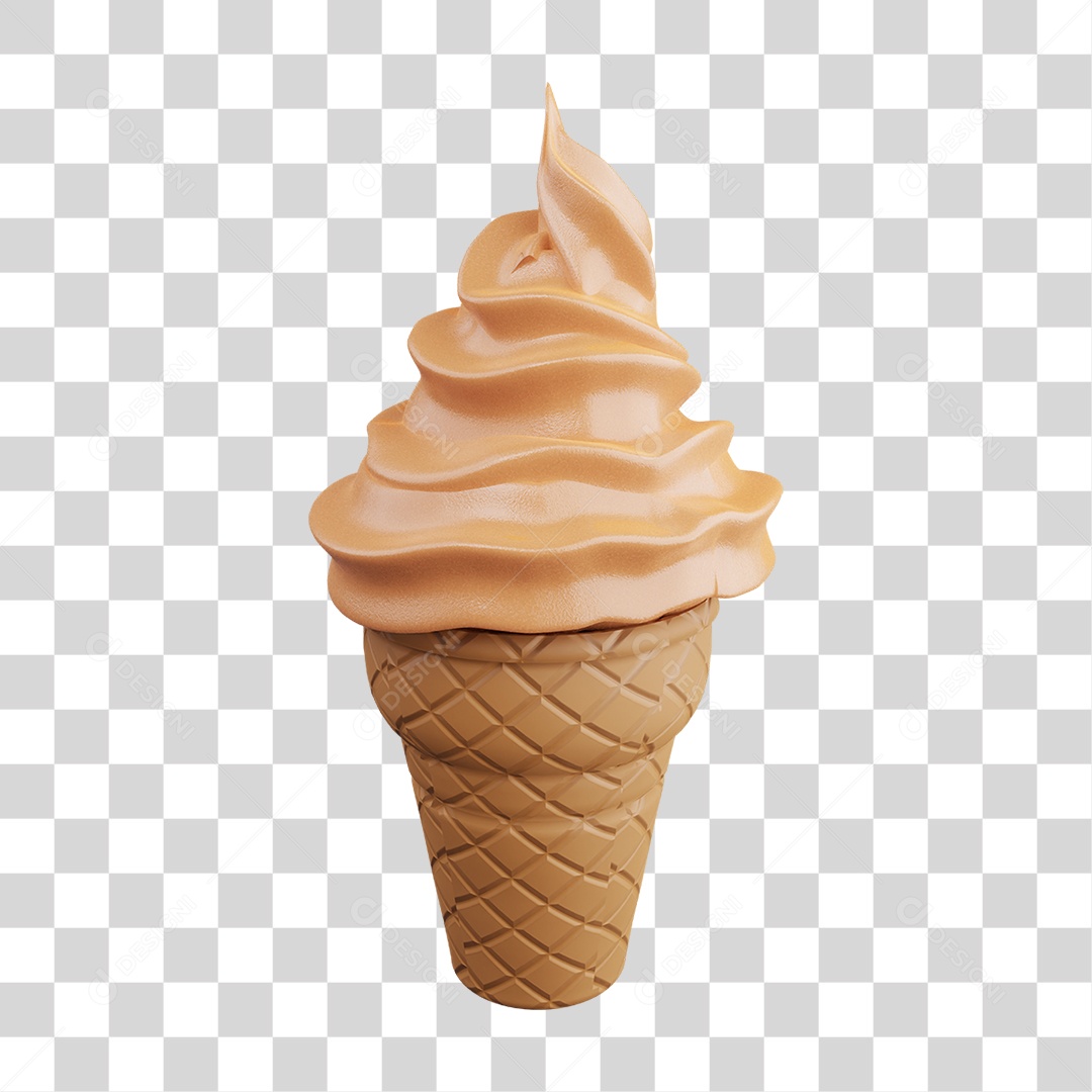 Casquinha de Sorvete PNG Transparente