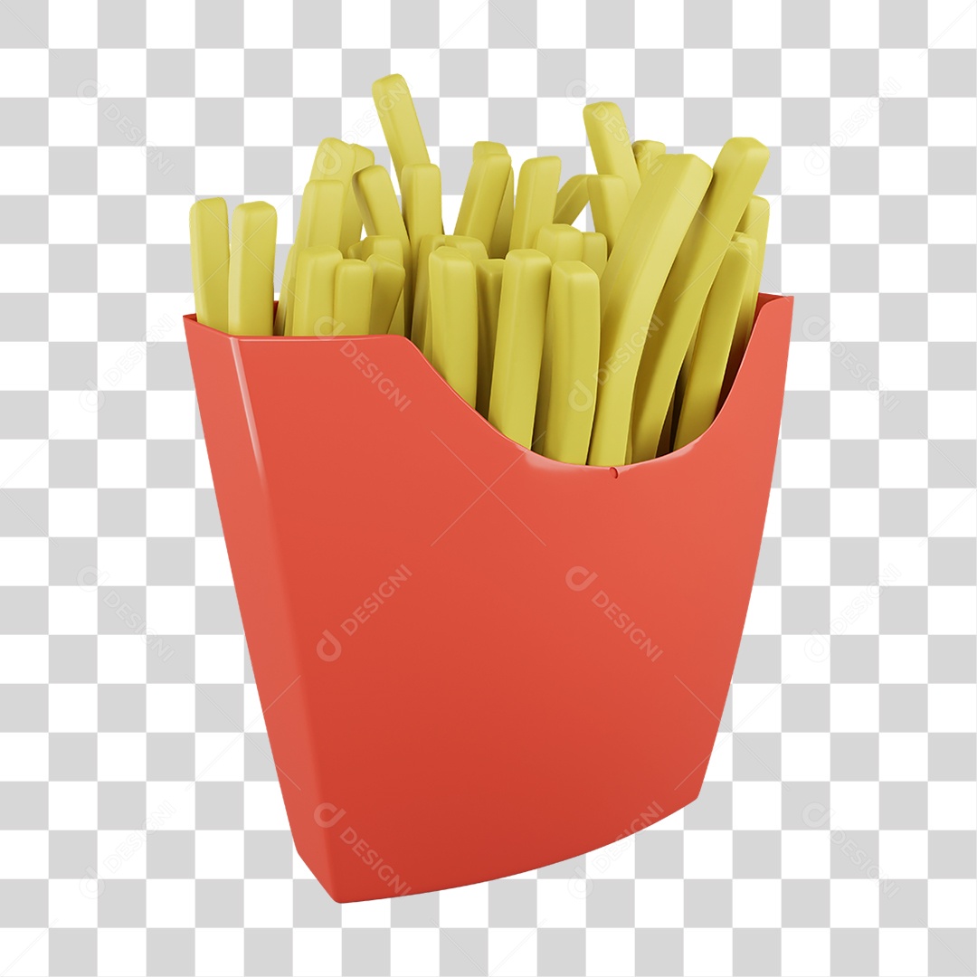 Batatinhas Fritas PNG Transparente