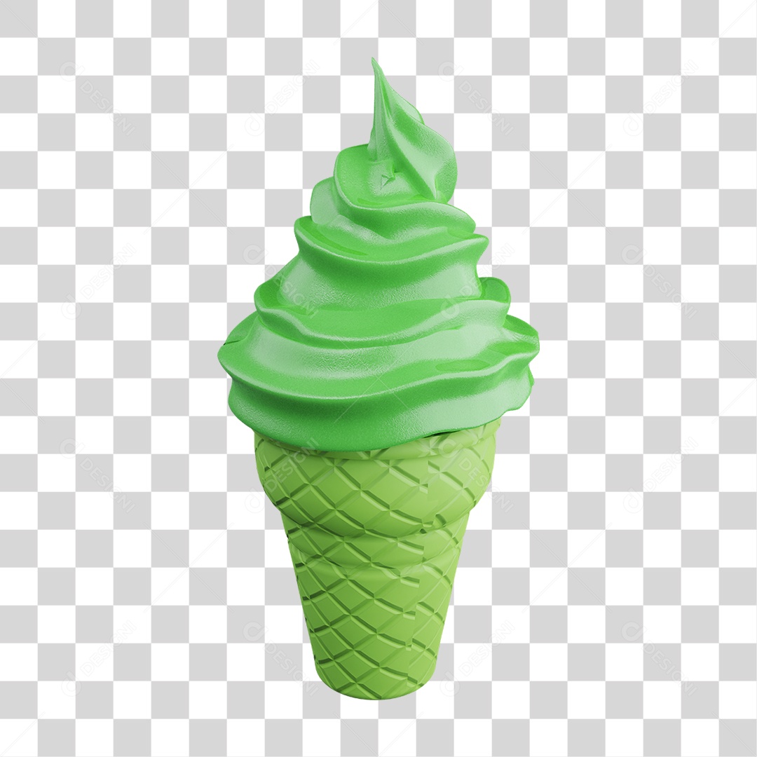 Casquinha de Sorvete PNG Transparente