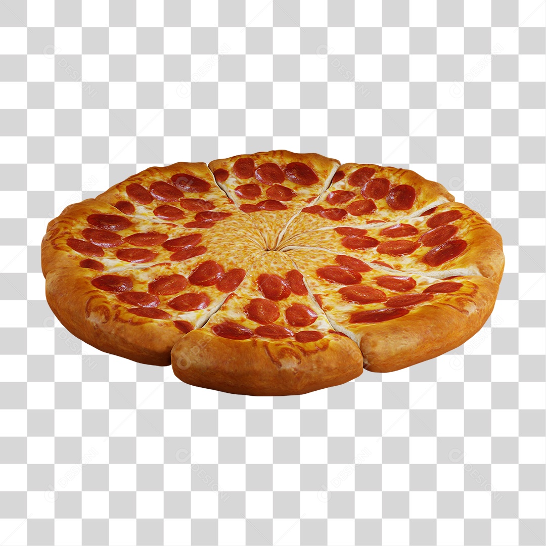Pizza Vários Sabores PNG Transparente