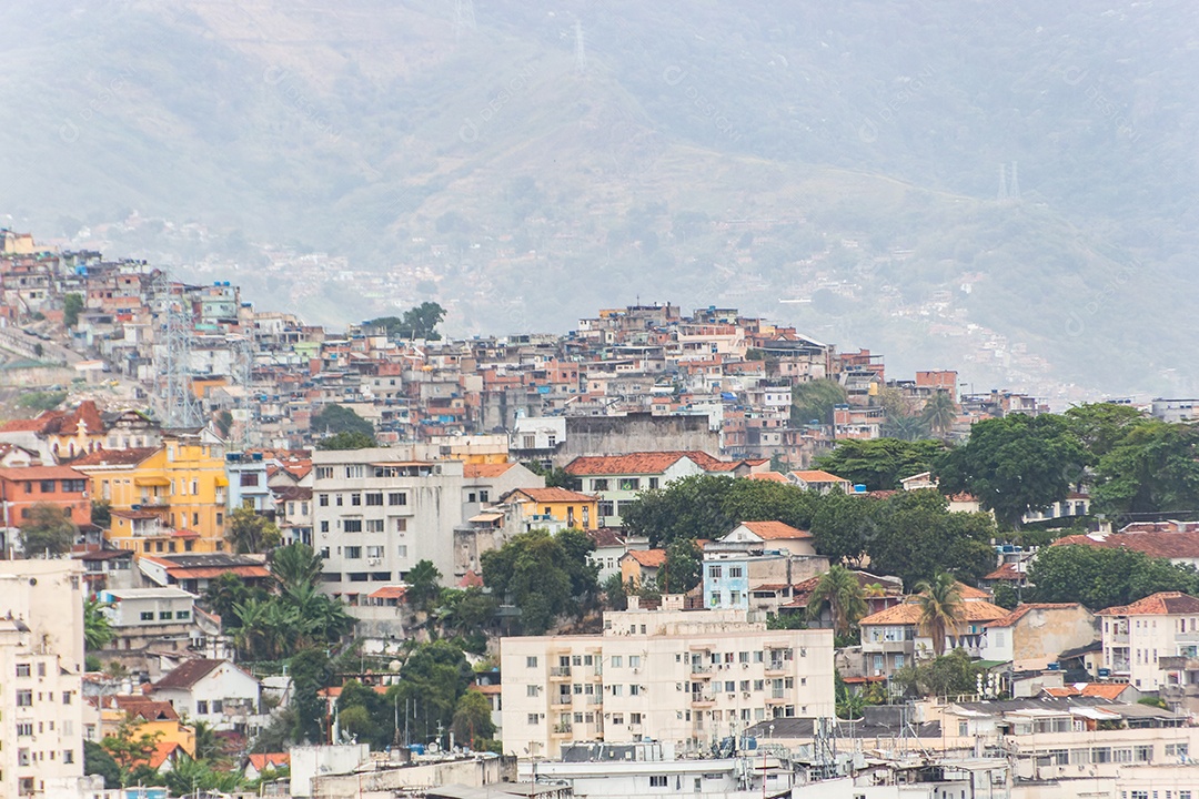 favela Morro da mineração no Rio de Janeiro Brasil.