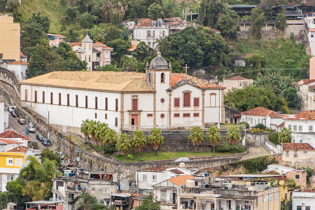 Santa Teresa houses in the center of Rio de Janeiro Brazil.