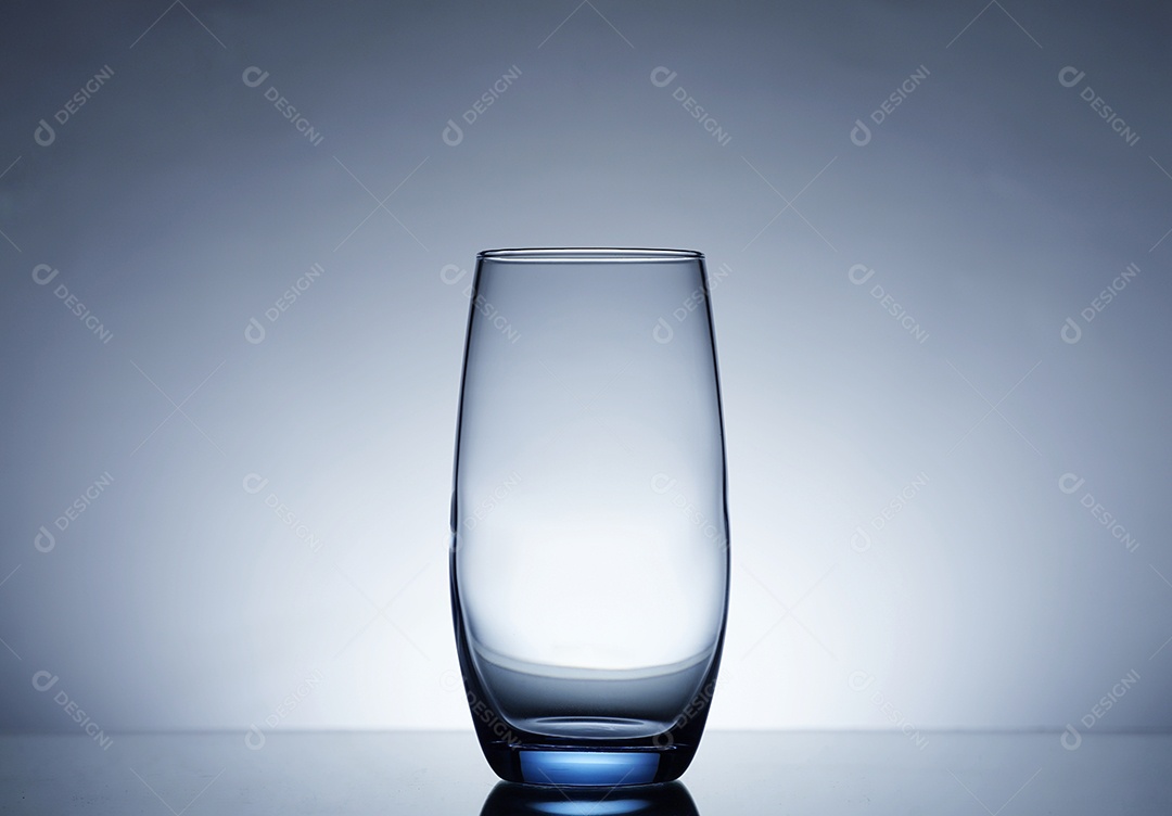 Foto close-up de um copo de água