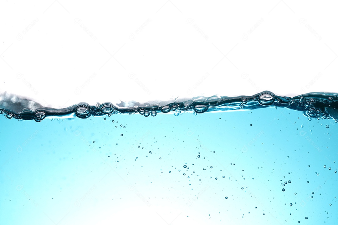 Foto do uso de água limpa ao fundo