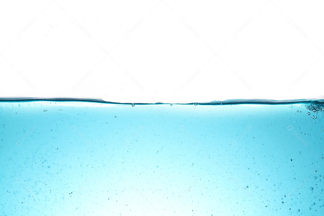 Foto do uso de água limpa ao fundo