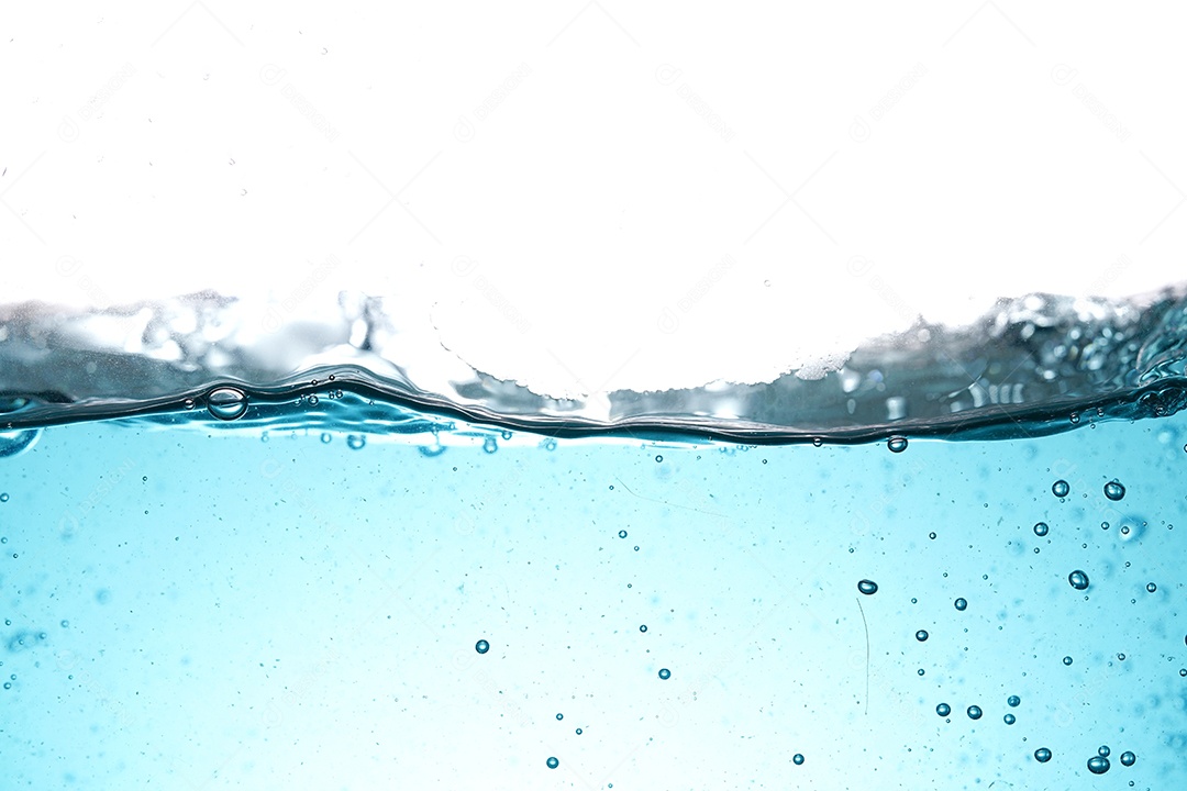 Foto do uso de água limpa ao fundo