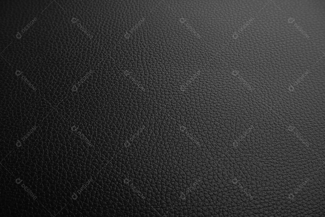 Fundo texturizado de couro preto com pouca luz