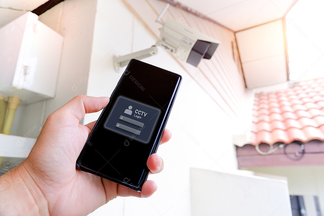 Entre no aplicativo de celular para obter uma câmera CCTV IP por conta própria