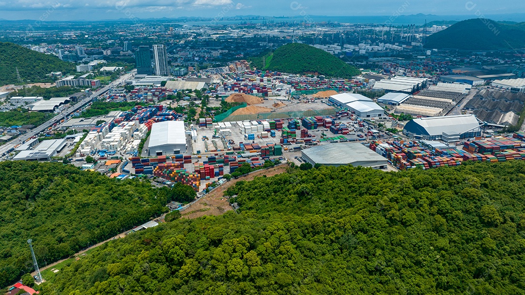 Log de serviço de encaminhamento de frete de contêiner de carga de estaleiro marítimo