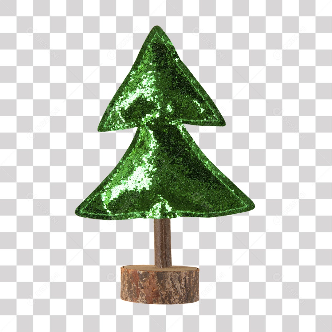 Árvore verde de natal PNG Transparente