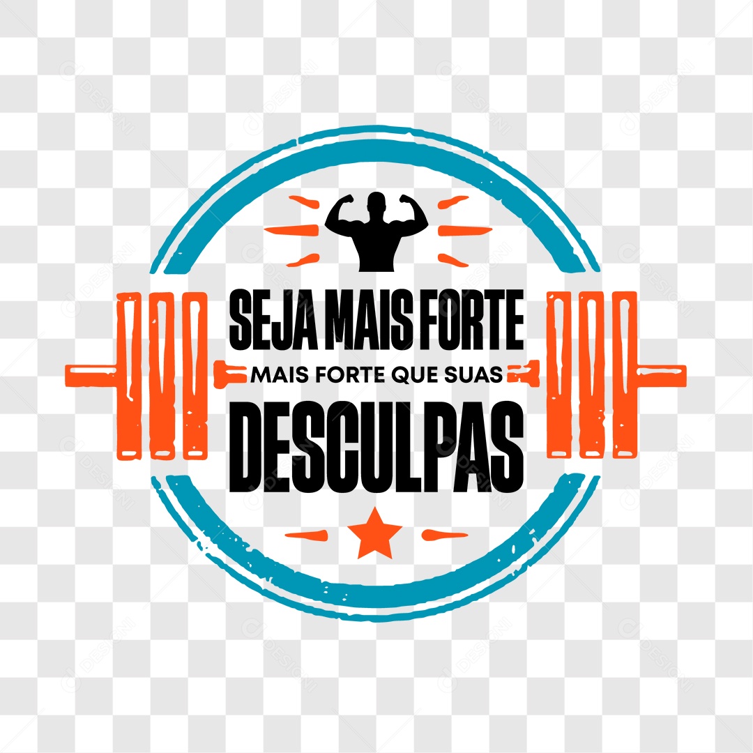 Lettering Seja Mais Forte Mais Fortes Que Suas Desculpas EPS + PNG