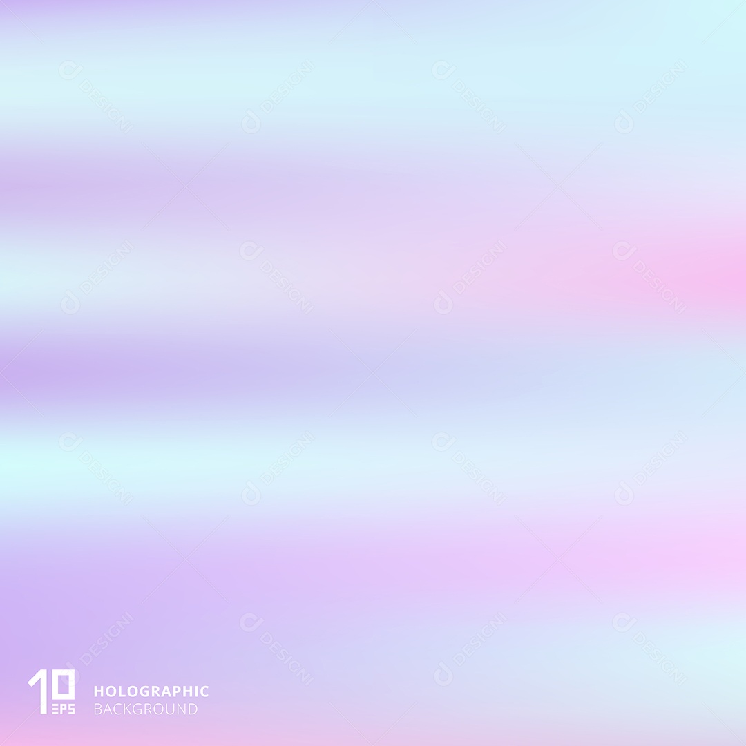 Gradiente abstrata. Fundo holográfico. Ilustração vetorial