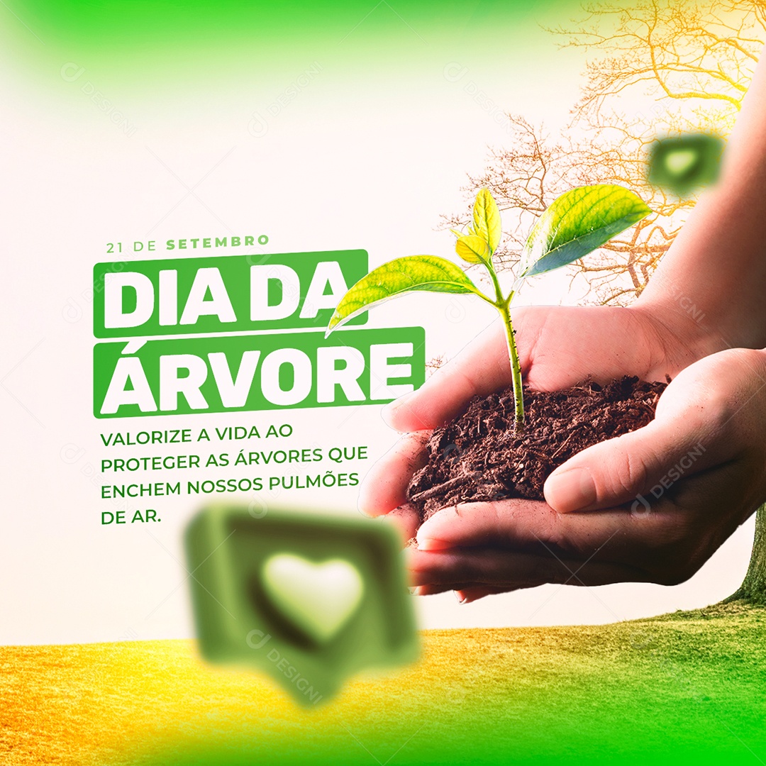 Social Media Dia da Árvore 21 de Setembro PSD Editável