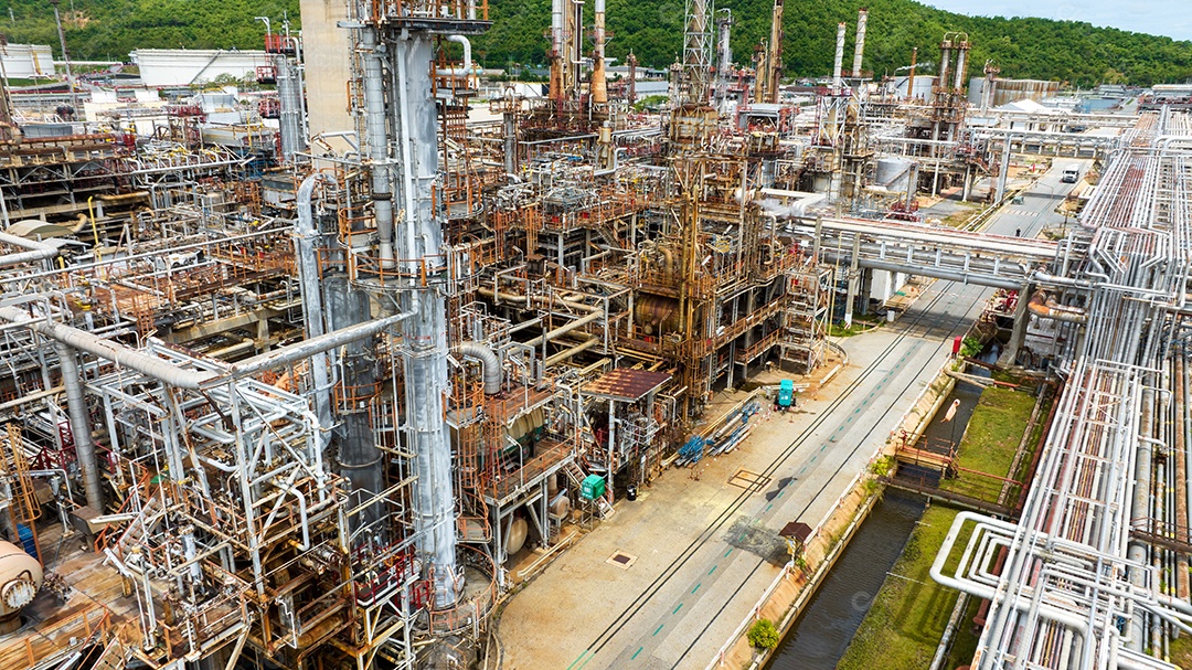 Refinaria de Petróleo Gás Química Equipamentos Prodição importação exportação