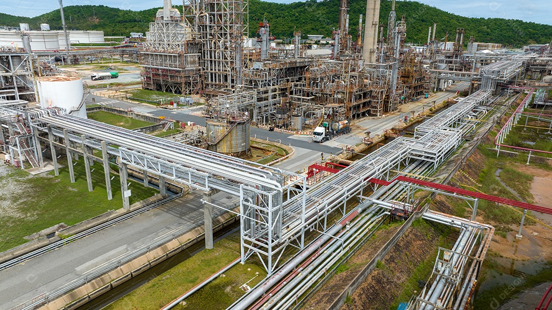 Refinaria de Petróleo Gás Química Equipamentos Prodição importação exportação