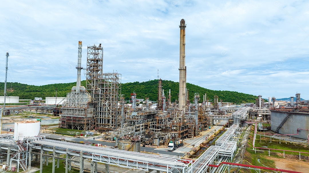 Refinaria de Petróleo Gás Química Equipamentos Prodição importação exportação