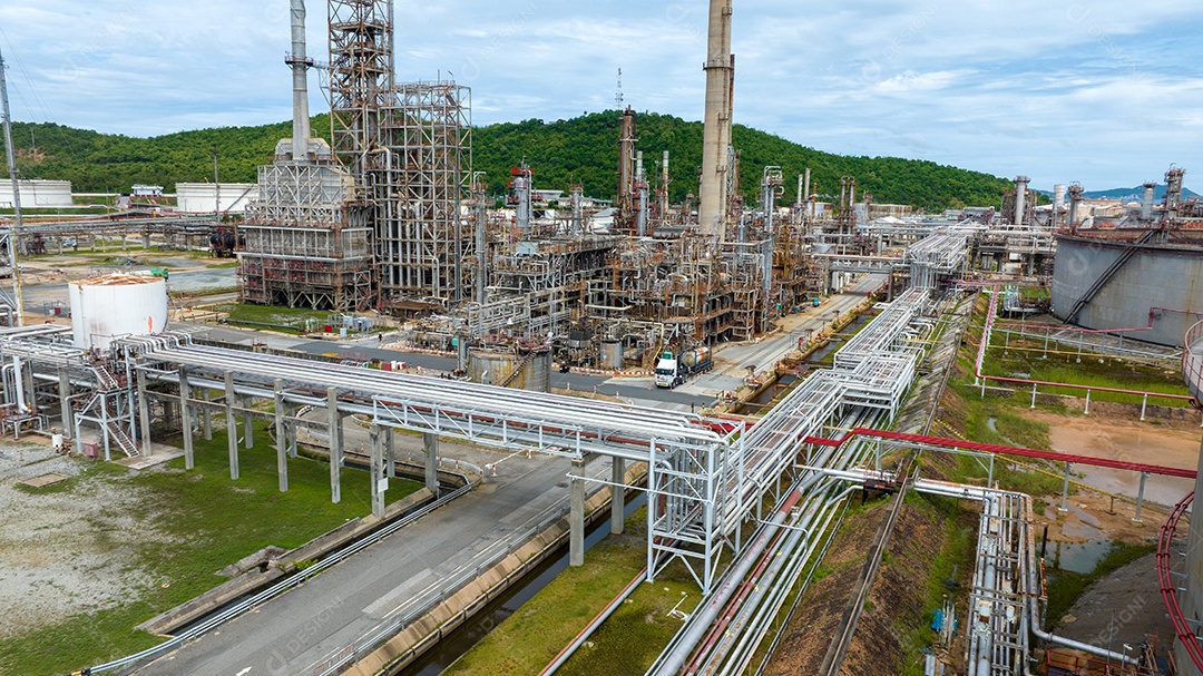 Refinaria de Petróleo Gás Química Equipamentos Prodição importação exportação