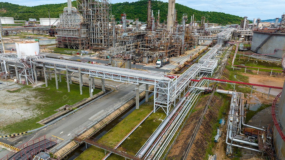 Refinaria de Petróleo Gás Química Equipamentos Prodição importação exportação