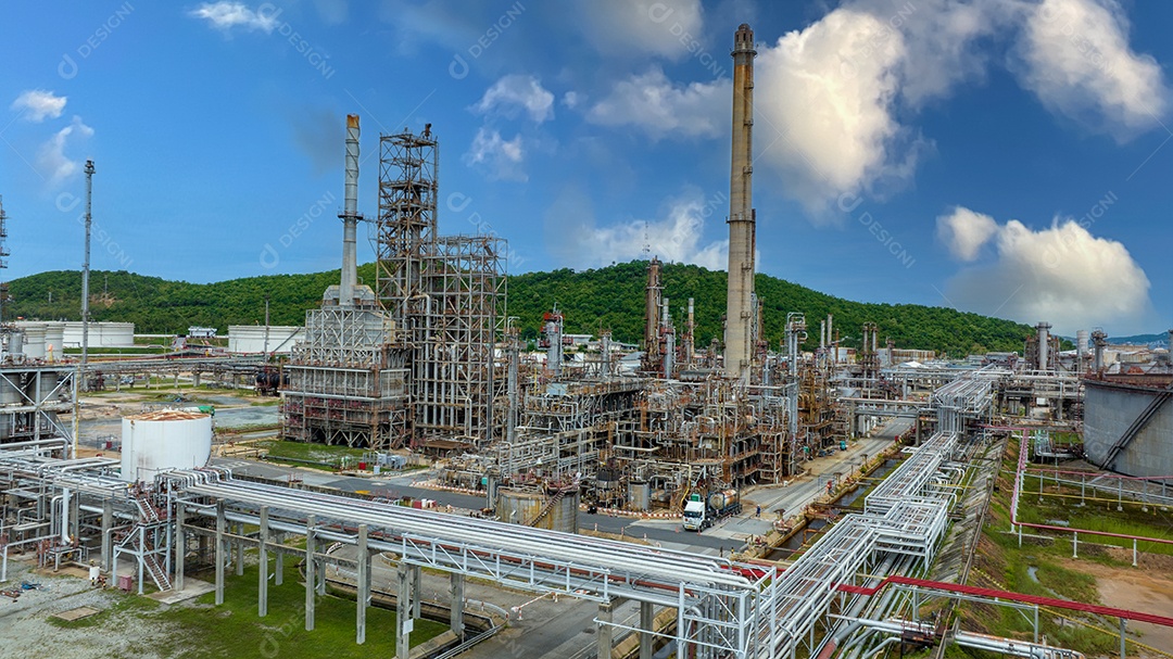 Refinaria de Petróleo Gás Química Equipamentos Prodição importação exportação