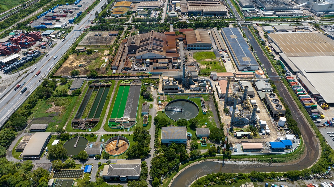 Tratamento de água na usina de eletricidade Reciclagem de águas residuais Industria