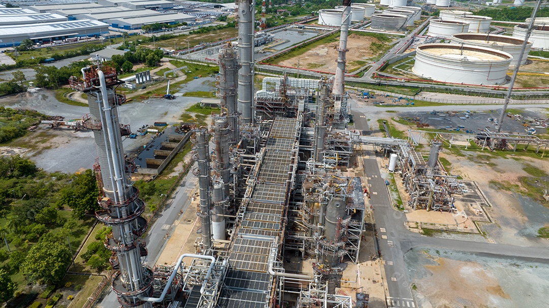 Refinaria de Petróleo Gás Química Equipamentos Prodição importação exportação