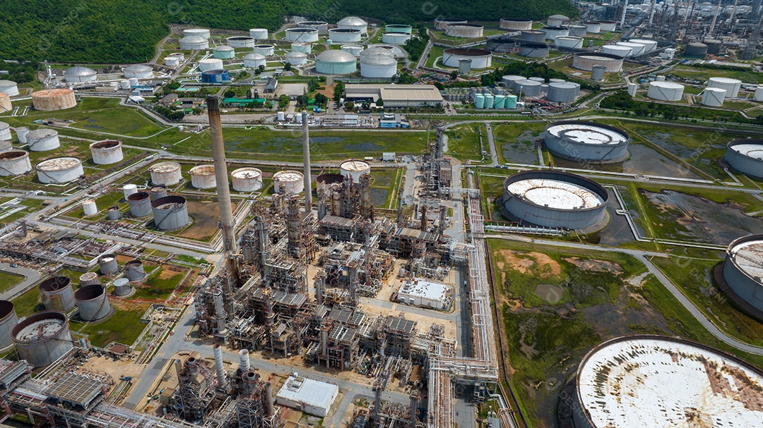 Refinaria de Petróleo Gás Química Equipamentos Prodição importação exportação