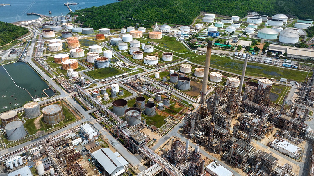 Refinaria de Petróleo Gás Química Equipamentos Prodição importação exportação