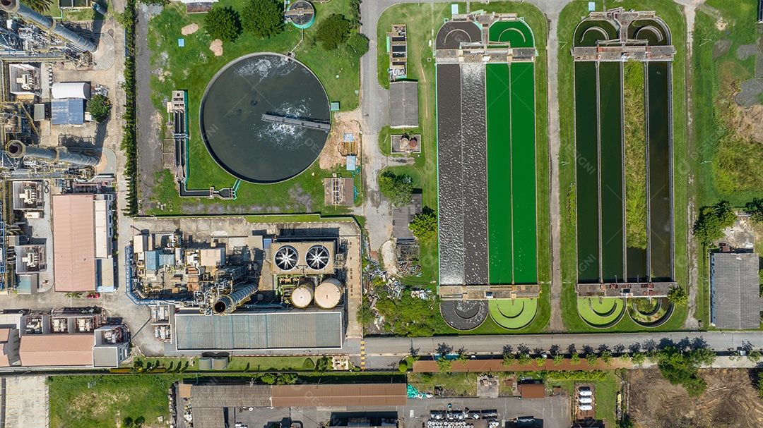 Tratamento de água na usina de eletricidade Reciclagem de águas residuais Industrial