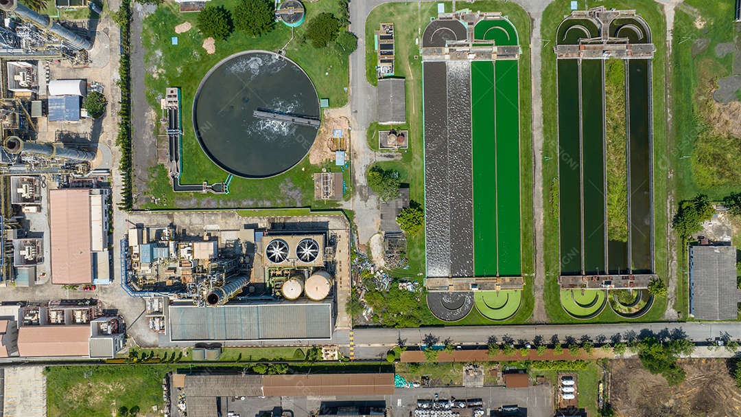 Tratamento de água na usina de eletricidade Reciclagem de águas residuais Industrial