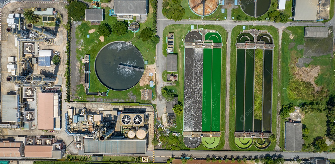 Tratamento de água na usina de eletricidade Reciclagem de águas residuais Industrial