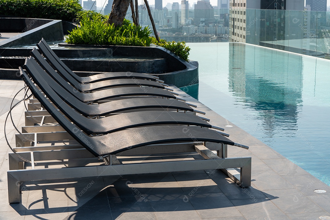 Skyline da cidade e arranha-céus Bangkok Tailândia. Bela vista em Bangkok