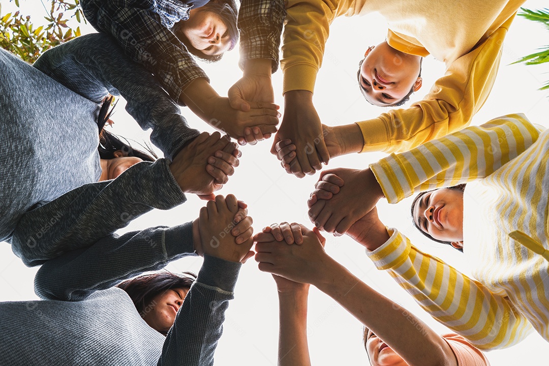 Equipe Mãos Empatia Confiança Parceria de parceiros crescer conectar parceiro de negócios e integração de conexão conceito de inicialização Trabalho em equipe de empatia.