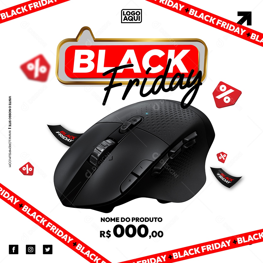 Black Friday Mouse Lojas Eletrônicos EPS