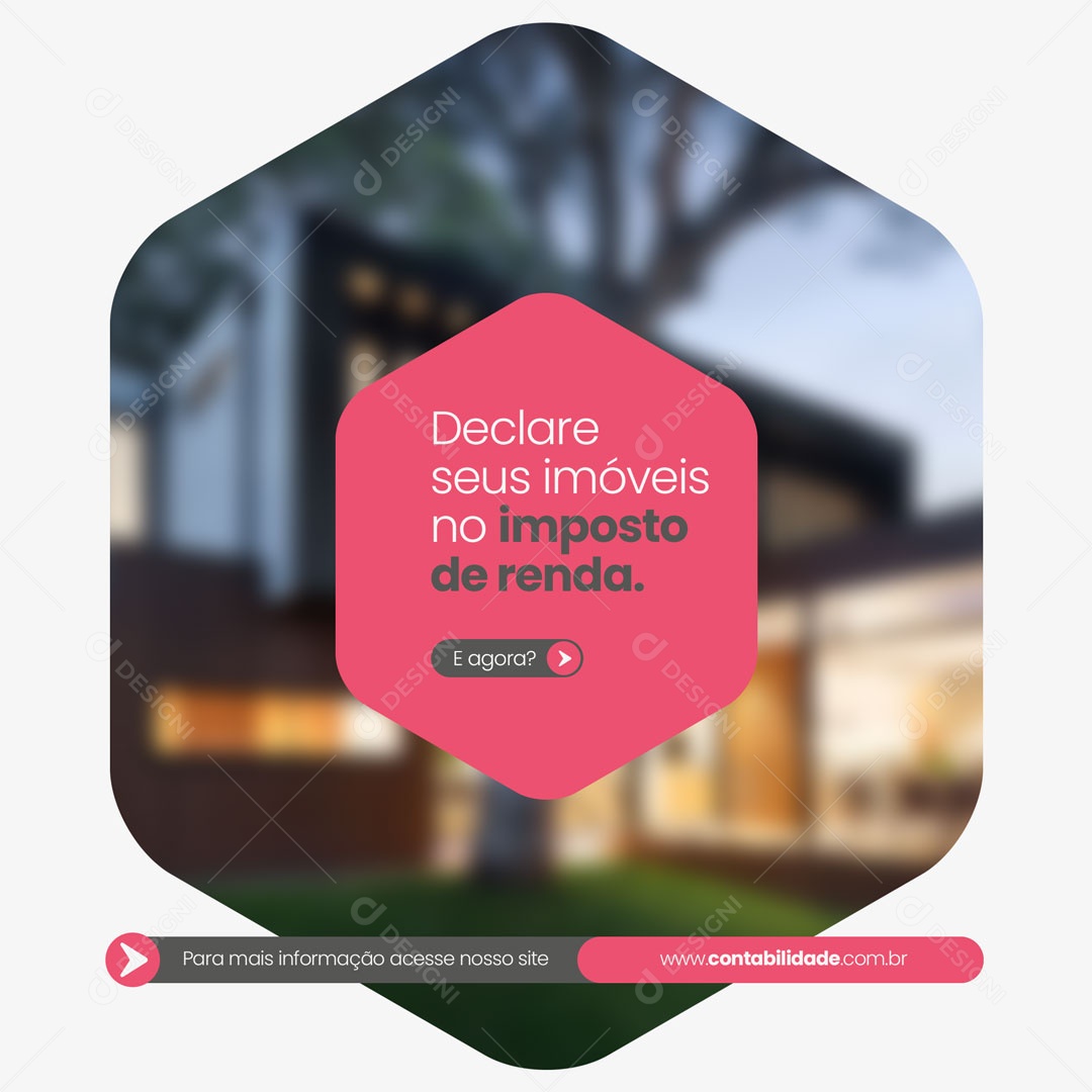 Social Media Contabilidade Declare seus Imóveis no Imposto de Renda PSD Editável