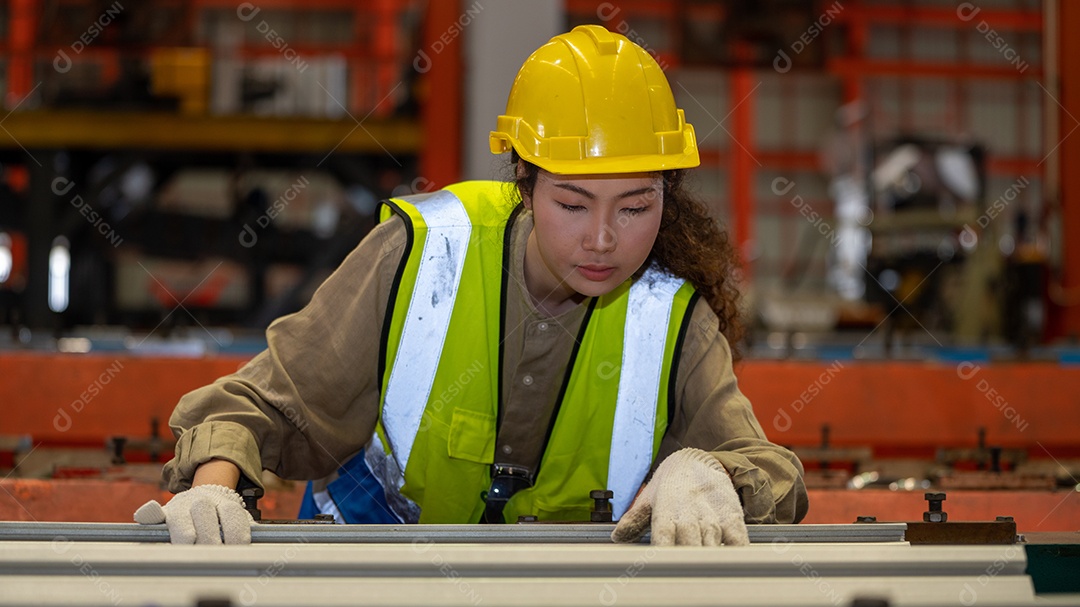 Trabalhador factorial da indústria pesada da Ásia