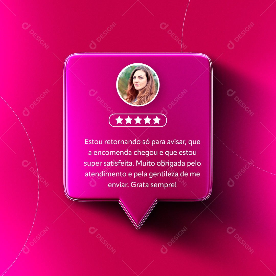 Estou Retornando só para avisar Comunicado Social Media PSD Editável