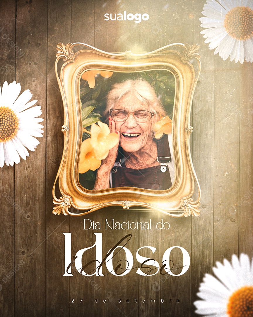 Dia Nacional do Idoso 27 de Setembro Social Media PSD Editável